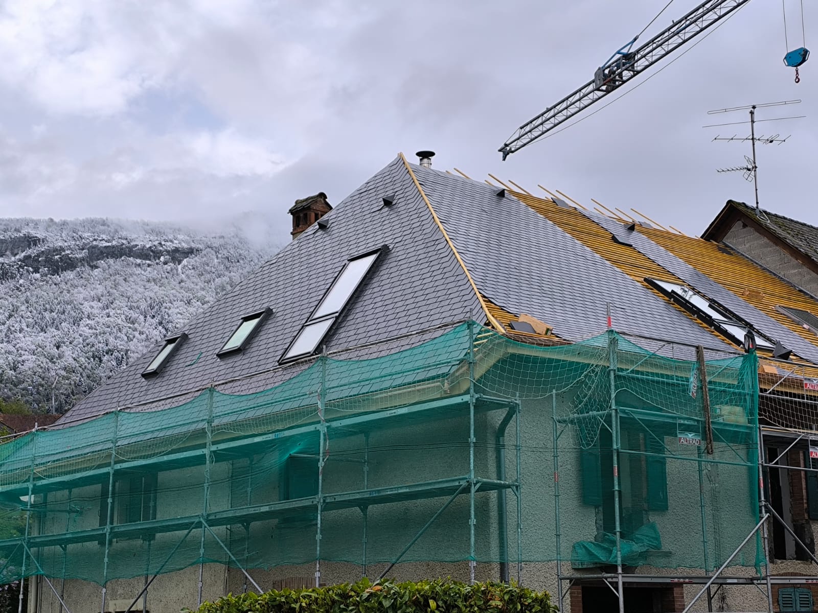 Pose shingles/ardoises et VELUX